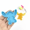 3027 The stitch Silicone Resin Molds Personal Decoration epoxy molds Keychain Mold