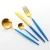 Import 304 Stainless Steel Matte Brushed Copper Plated Cutlery/Flatware Set from China
