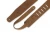 Import 3.25" Wide Lightly Distressed Dark Brown Dual Padded Leather Guitar and Bass Strap from China