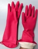 33cm warm Latex cleaning Gloves / Rubber gloves with cotton lining for inside made in Vietnam