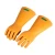 Import 35KV high voltage insulated anti shock rubber labor protection gloves from China