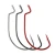 Import 38104 fishing hook factory directly sales nice quality customized size stainless Steel Big Mouth Hook from China