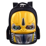 3D transformers hard shell backpack waterproof primary kids school bag