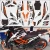 Import 3M sticker Appearance decorative decals motorcycle bike full body stickers from China