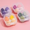 4 packs of beauty eggs do not eat powder makeup eggs super soft makeup eggs sponge puff tool Low Moq Beauty Sponge