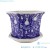 Import 4 Sizes Set Blue Glazed and White Gourd Fruit Flower Pattern Porcelain Ceramic Flower Pot Garden Planter from China