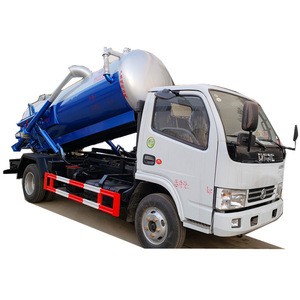 4000liters sewage suction truck/vacuum sewage truck dongfeng brand LHD or RHD