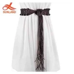 4078 new boho handmade knitted women belly dance belts wholesale custom waistband lay belt for dress