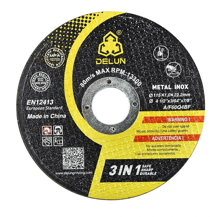 4.5" 115X1.2X22MM  Cutting Disc Metal,  115mm cutting disc for cast iron, ceramic cutting disc