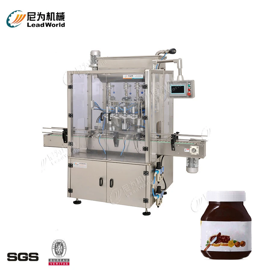 4heads chocolate filling machine production line