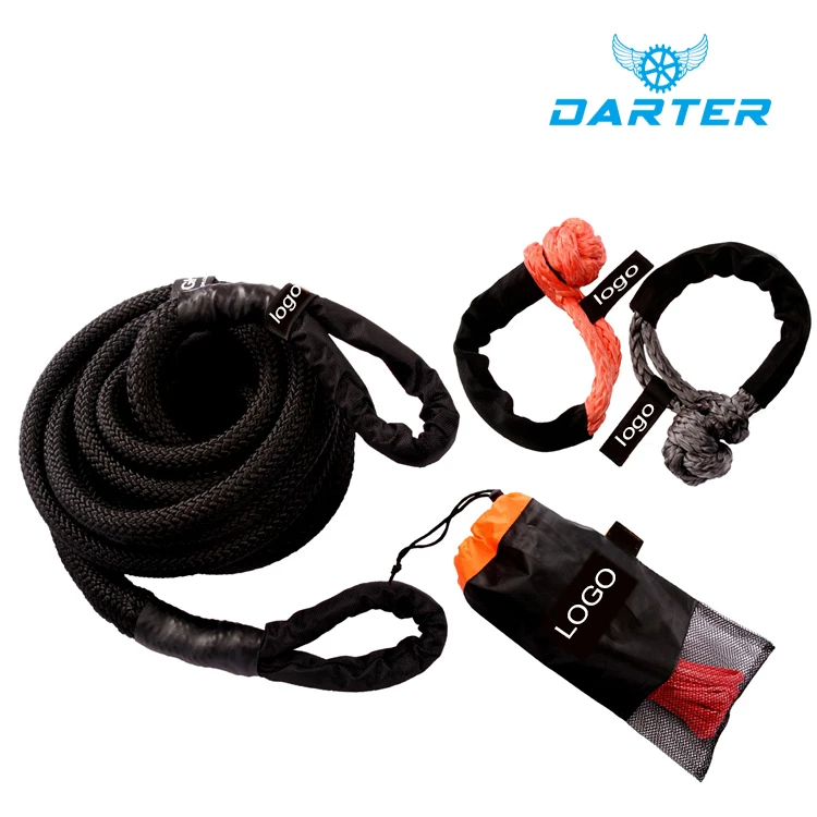 4x4 Recovery & Tow Rope with Spectra Fiber Soft Shackle