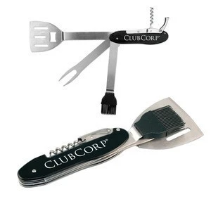 5 IN 1 BBQ TOOL with your 1 color printed LOGO
