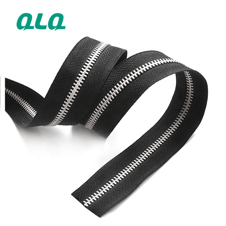 Buy #5 Metal Aluminium Long Chain Zipper Used For Ojacket Zipper Metal ...