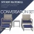 Import 5 Piece Wicker Outdoor Dialogue Set Terrace Furniture PE Rattan All Weather Cushioning Chairs Balcony Porch With Glass Table from China