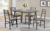 5 Pieces Wood Metal  Specific Use Dining Table Dining Chair Home Furniture Diningroom sets