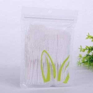 500 Pcs/Pack Disposable Portable Plastic Toothpick Oral Dental Picks Eco-Friendly Oral Care Double-head Brush Toothpick Floss
