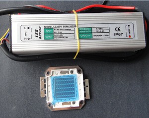 50W UV 380nm high power LED chip with LED driver supply