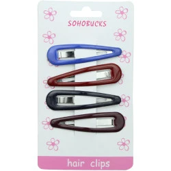 5cm epoxy coated snap hair clips epoxy women hair accessories clip set 1265