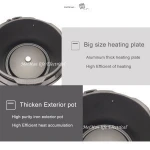 5L Vietnam electric pressure cooker aluminium alloy pressure cooker