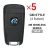 Import 5PCS KEYDIY KD Universal Car Flip Remote Wireless Key GM Style 4 Buttons NB18 from China