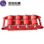 6 ton roller skids 4 wheels platform cargo transport pallet trolley Cargo Trolley Carrying Tanks Factory Stock