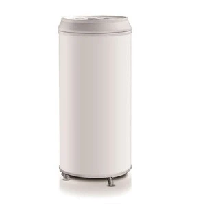 65L led strips inside energy drink barrel commercial can cooler fridge with 2 baskets