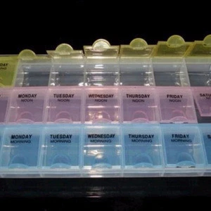 7 Day Tablet Pill Storage Box Weekly Medicine Organizer Container Holder Case