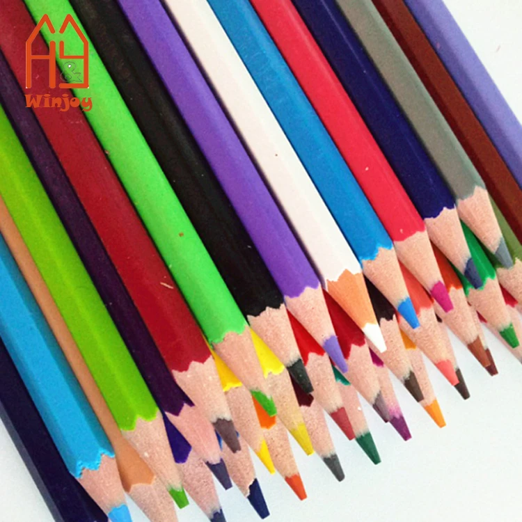 72 color wholesale school stationery superduty oil color pencil set