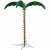 Import 7&#39; Tropical Lighted Holographic Rope Light Indoor Outdoor Palm Tree Yard Decoration from China