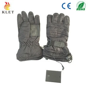 7.4V rechargeable electric heated ski gloves keep warm ski gloves