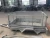 Import 7x4 tandem cage trailer from China