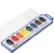 Import 8 colors basic color half pan dry watercolor artist pan paint aquarelle watercolor paint for kids and artist from China