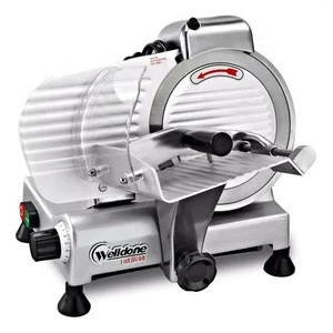 8 Inch Home Use  Electric Semi-automatic Frozen Meat Slicing Machine Ham Slicer with CE ROHS