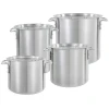 8,10,12,16,20,24,32,40,60,80,100qt Cooking Pots Kitchen Cookware 4mm Stock pot-standard Aluminum Stock pot