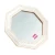 85mm Creative Gift Round Shape hand held PU MakeUp Compact Cosmetic Pocket Mirror