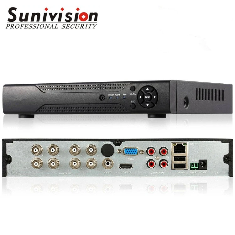 8CH 2MP 1080P TVI CVI AHD IP CVBS DVR HD CCTV 1080N 5 in 1 H.264 AHD DVR