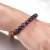 Import 8mm Amethyst Beads Beaded Bracelet ,Wood Beads Bracelet,Braided Wood Bracelet For Women from China