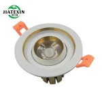 90-100lm/W Round 9 Watt W 9W Led Gimbal Grille Gypsum ceiling light