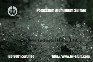 99.5%min High quality Crystal Alum potassium aluminium sulphate
