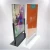 Import A4 acrylic metal base Steel Ingots store display Titanium poster stand Steel Sheets sign holder from China