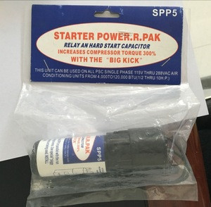 Buy Ac Motor Relay And Hard Starting Kit Capacitor Spp5 Spp6 With Big ...