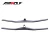 Import Airwolf MTB bike carbon handlebar bicycle Riser 2 degree With 40/50/60/70mm One-shaped Integrated Stem MTB Handlebar from China