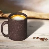 AirX Coffee Mug completely made by organic coffee with handgrip shape and 100% Decomposable BPA Free