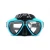 Aloma Black Silicone Anti fog Tempered Glass Diving Mask with Camera Mount
