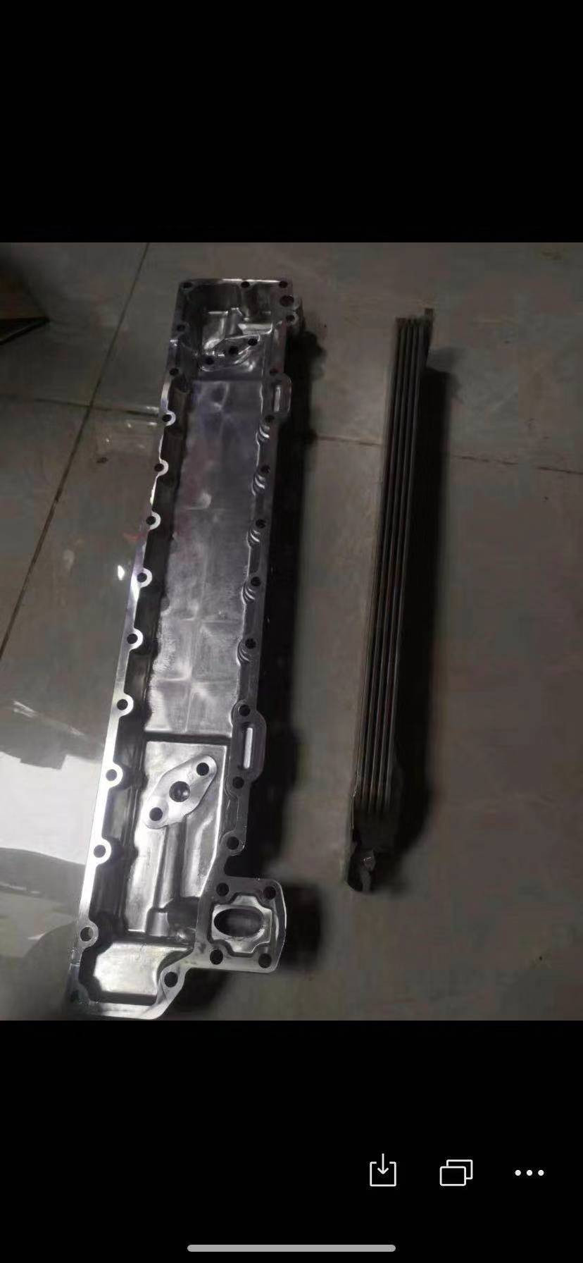 Buy Aluminum Engine Oil Coolers Hydraulic Oil Cooler 6bd1 For Isuzu ...