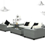 aluminum garden outdoor furniture Wholesale rattan wicker sofa furniture