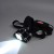 Aluminum Headlamp 18650 Rechargeable Charging 4 Mode 3 Headlight 400 LM High Power Miners Torch Flash Light 10W 3W LED Head Lamp