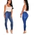 Import Amazon hot sale latest new fashion cheap pure color skinny elastic lady jeans from China