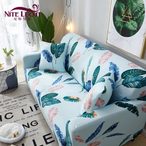 Amazon Hot Selling Stretch Wholesale Printed Sofa Cover High Quality Elastic Slipcover Home Decor Couch Cover