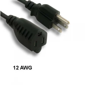 America standard 220v USA ac power cord free sample 3pin plug us 3 pin power cable for computer